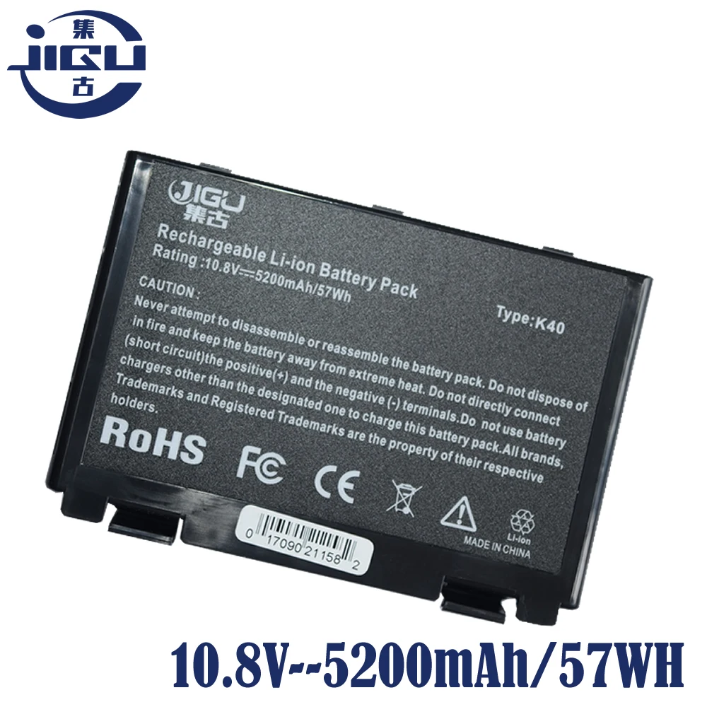 Аккумулятор JIGU 6 ячеек F82 для Asus F52 K50in K40 K40E K50 K60 K70 F83S A32 K40af L0690L6 90 NVD1B1000Y K40in|battery for