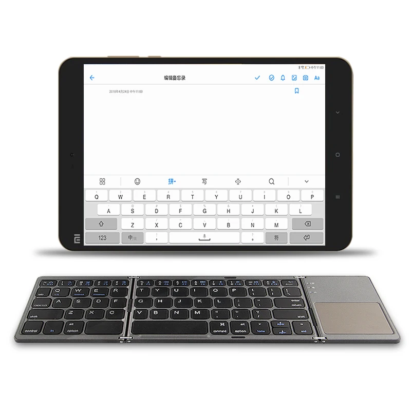 Трехслойная Беспроводная Bluetooth клавиатура для Xiaomi mi Max 2 X 6 5X5 7 Pro 5 1 Note 3 4 4X Mobile чехол