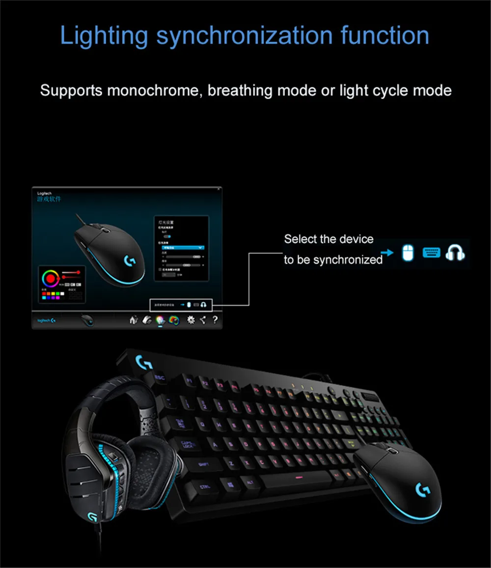 Оригинальная Проводная оптическая проводная мышь для программирования logitech G102 200-8000 dpi поддержка настольного компьютера/ноутбука windows 10/8/7