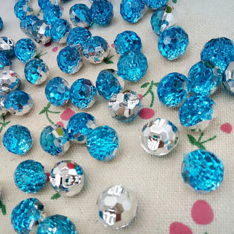 HL 40 шт синие акриловые кнопки швейные принадлежности для одежды аксессуары DIY