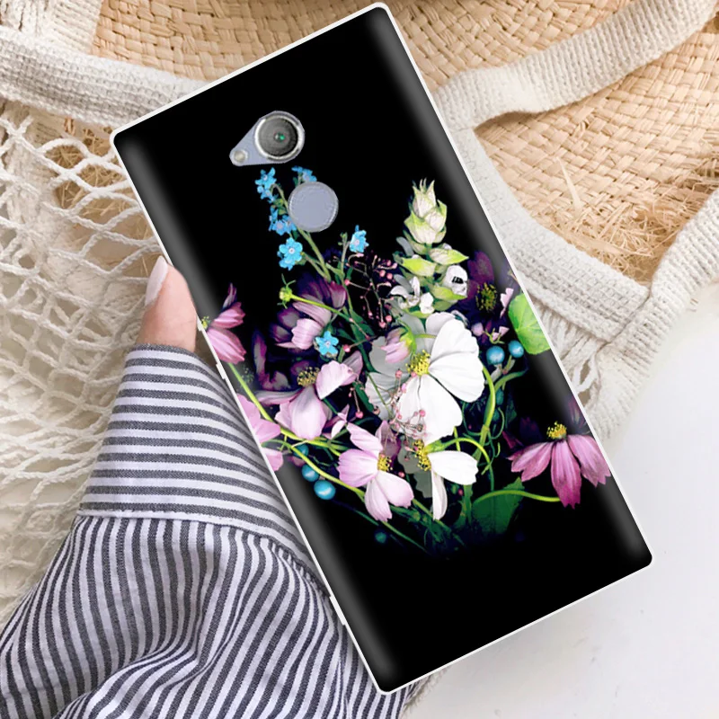 6.0&quot for Sony Xperia XA2 Ultra Transparent Silicone Protective Back Phone Cover Soft Rainbow Case |