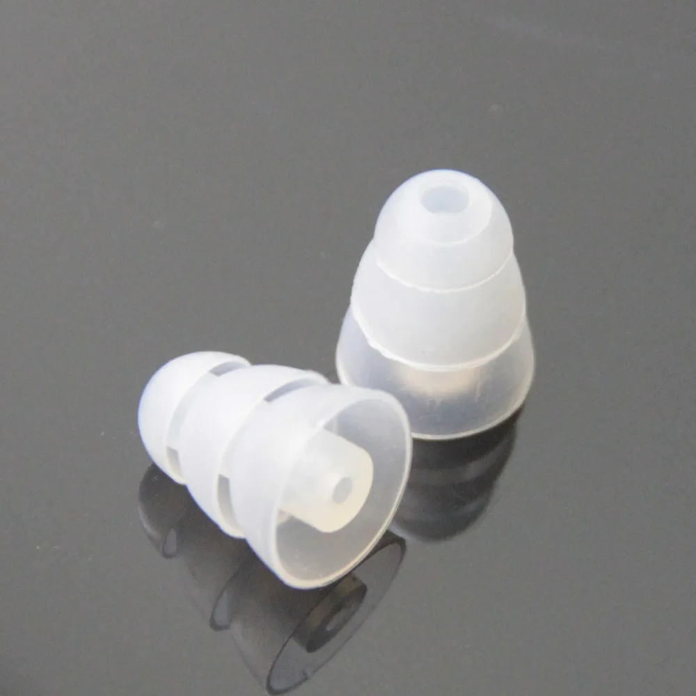 Прозрачные наушники Poyatu небольшого размера с тройным фланцем для Shure Se215 SE535 SE315 420