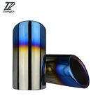 Глушитель выхлопной трубы для автомобиля, 2 шт., чехол для VW Golf 7 MK7 Bora Volkswagen Polo Golf 6 Jetta MK6 1,4 T, аксессуары