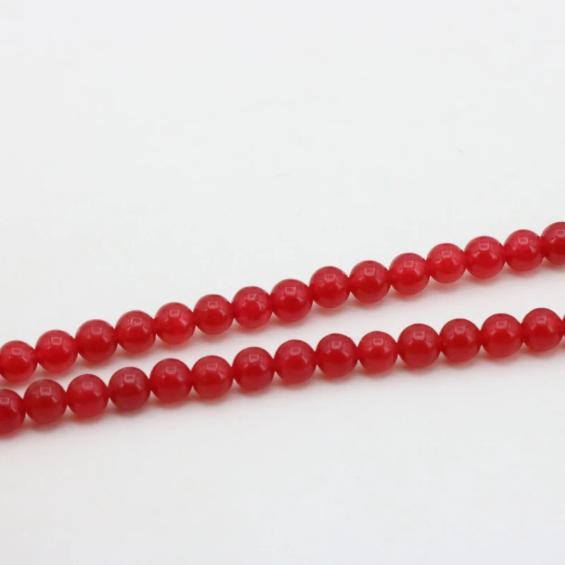 

Очаровательный! красный халцедон 4 мм круглые бусины 15 дюймов DIY Камень Модные женские подходящие украшения дизайн