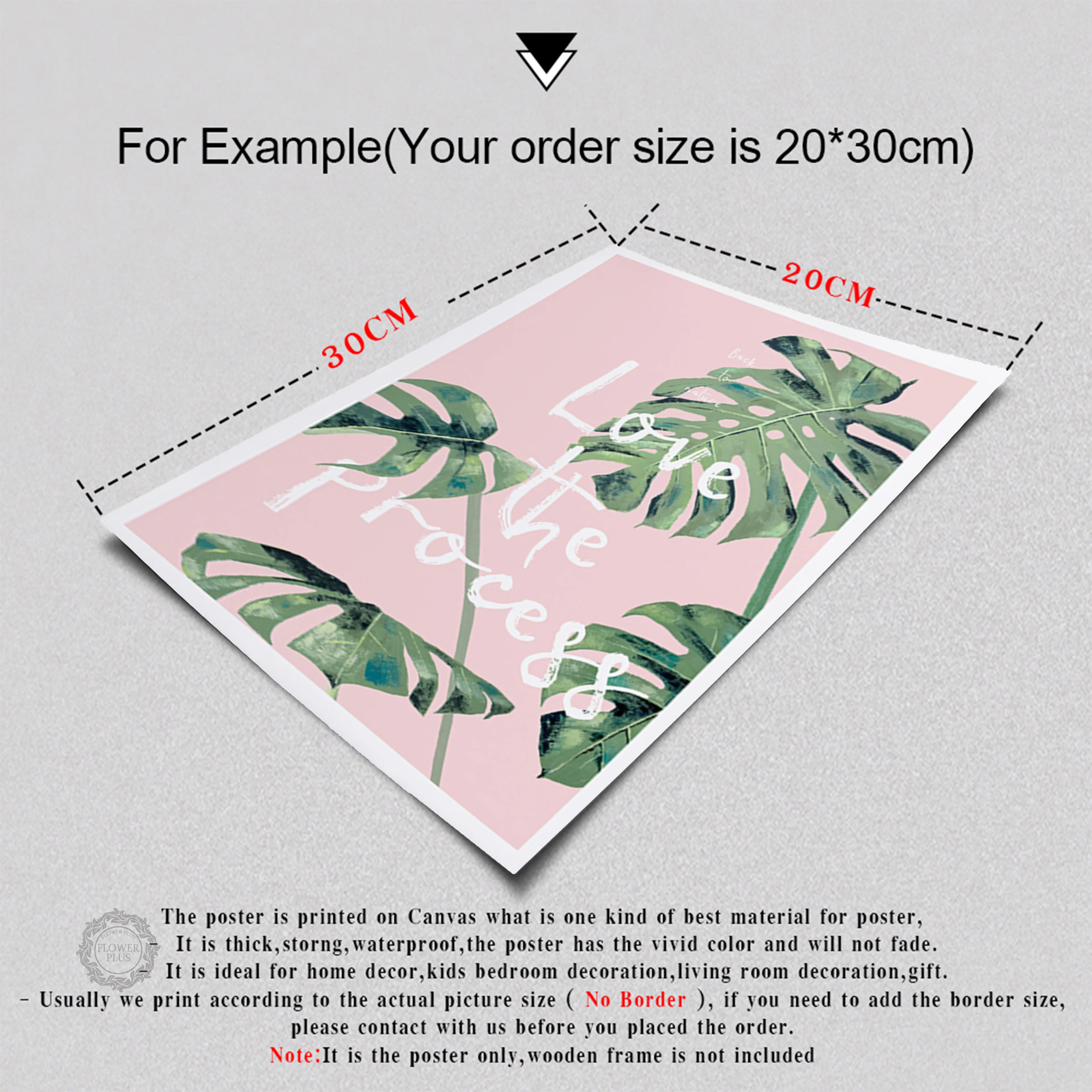 

Nordic Poster Leaf Posters And Prints Pink Wall Art Canvas Painting Modern Printing Decorative Pictures for Girl Decoration