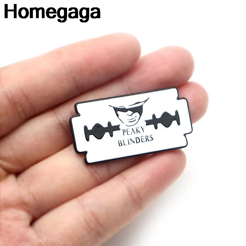 Homegaga Peaky bliners цинковый металлический Узелок шпильки футболки значки Сумка Одежда Кепка рюкзак броши для обуви значки медали украшения D2137