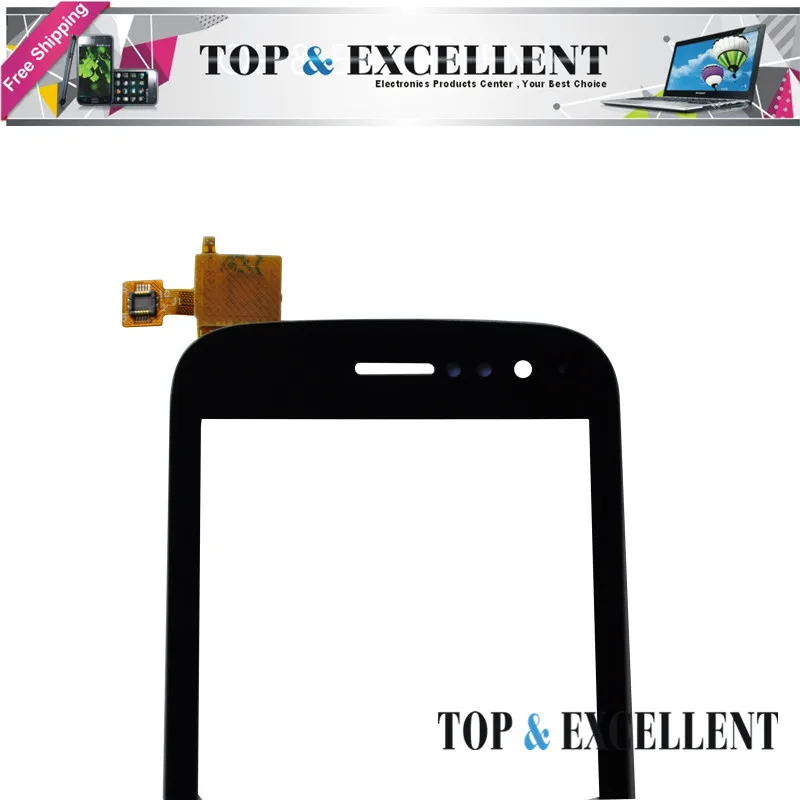 Free Shipping For Capacitive Touch Glass Panel Screen Digitizer Wiko Cink Slim Smart Phone Out Black Color | Мобильные телефоны и