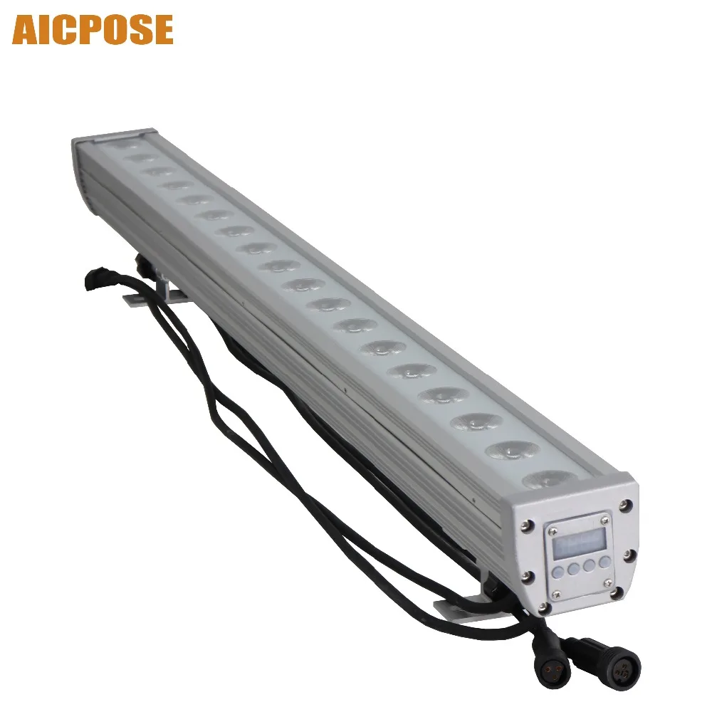 IP65 Водонепроницаемый 18x12 Вт RGBW 4в1 Led бар настенный светильник DMX512 Wash waller наружный