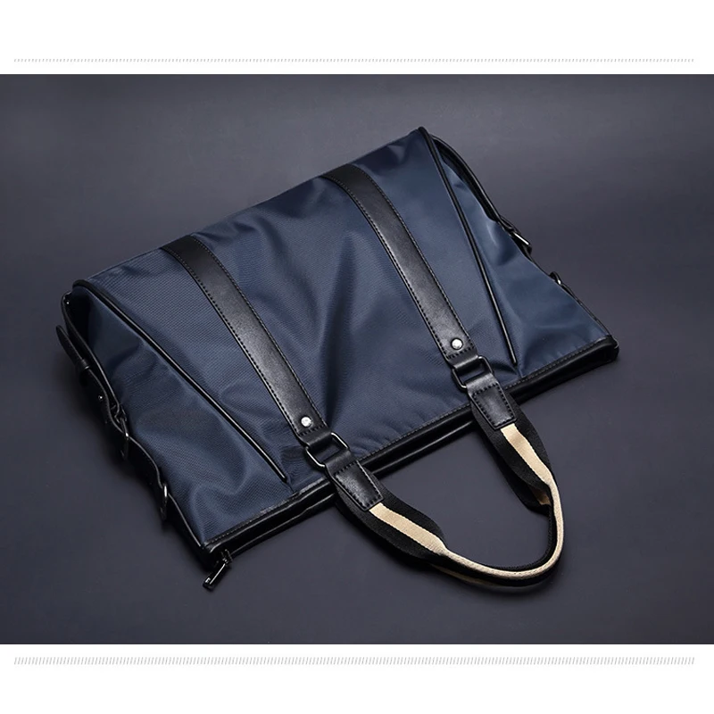 Модный Простой деловой мужской портфель кожаная сумка для ноутбука повседневная