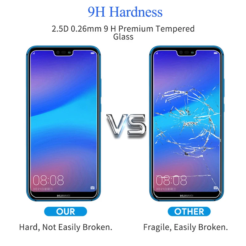 2 шт. Защитное стекло для huawei p smart plus psmart закаленное стекло huavei hawei huwei smat plu verre tremp экранная Защита 9h
