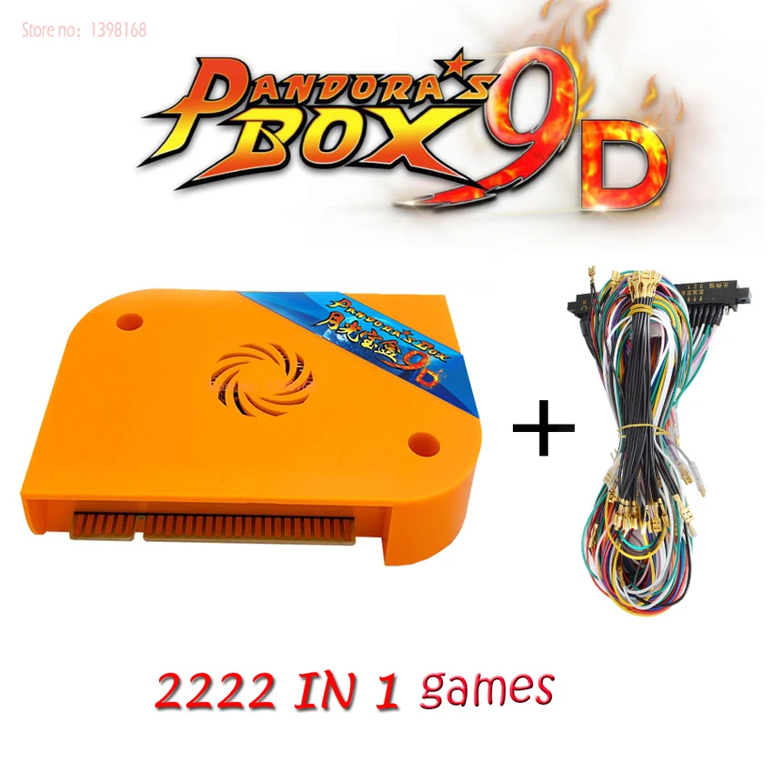 2222 в 1 Pandora Box 9d аркадная версия доска для игры JAMMA Pandora's Box 9 hdmi vga для аркадной машины аркадный шкаф pac man