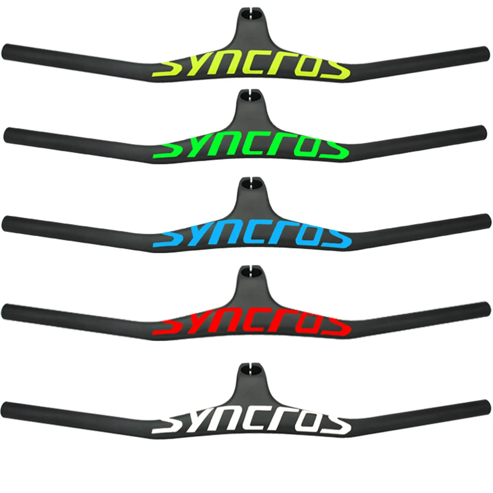 Syn Custom Champion MTB велосипедный руль/Riser-17 градусов однообразный Интегрированный руль 3K Глянец или матовое карбоновое волокно Avi