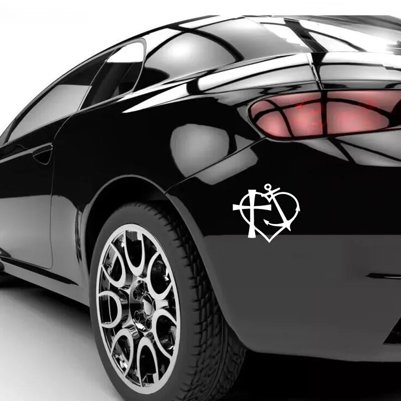 God Is My Anchor Car Window виниловая наклейка на мотоцикл бампер для автомобиля окно