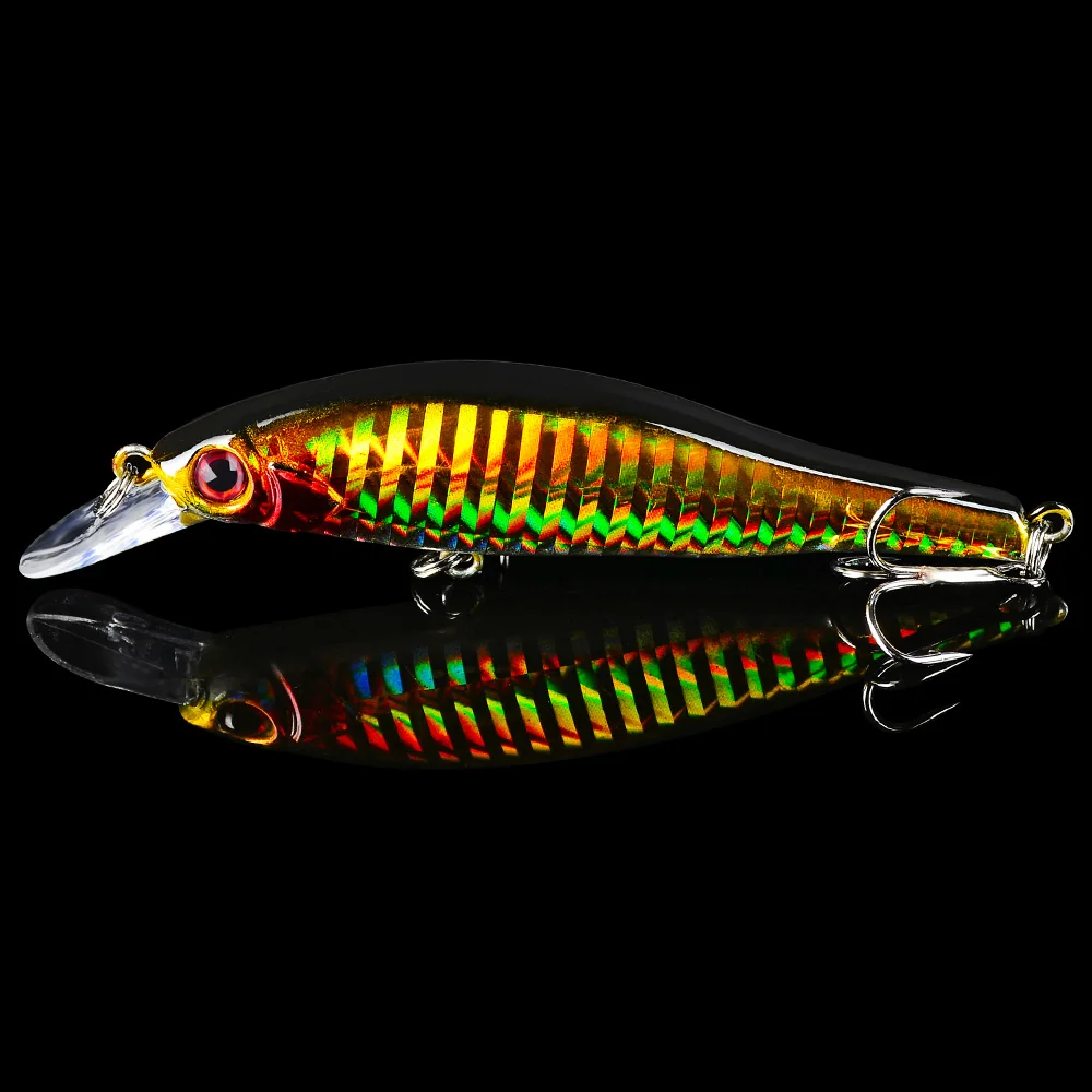 Приманка Minnow, 1 шт., 11,5 г/9,8 см, жесткая приманка, 5 цветов, рыболовные снасти, 8#, крючок, искусственная приманка