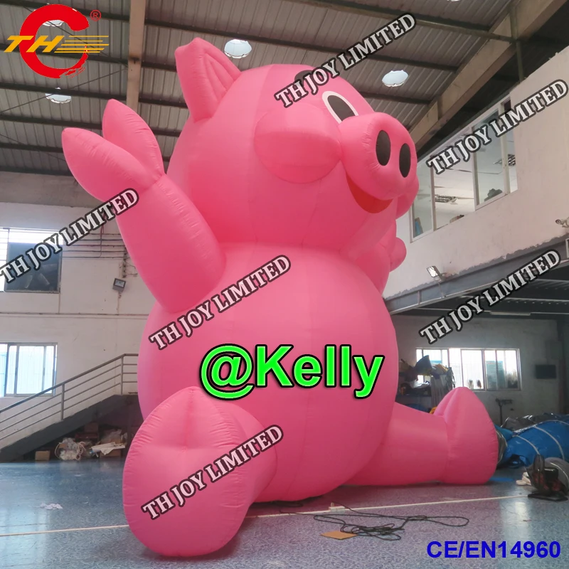 Гигантская надувная модель Свинья для наружной рекламы изготовленная на заказ