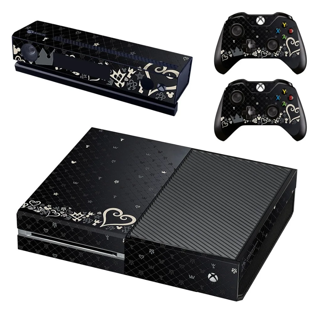 Кожаная наклейка Kingdom Hearts для Microsoft Xbox One и 2 контроллеров s Vinyl | Электроника