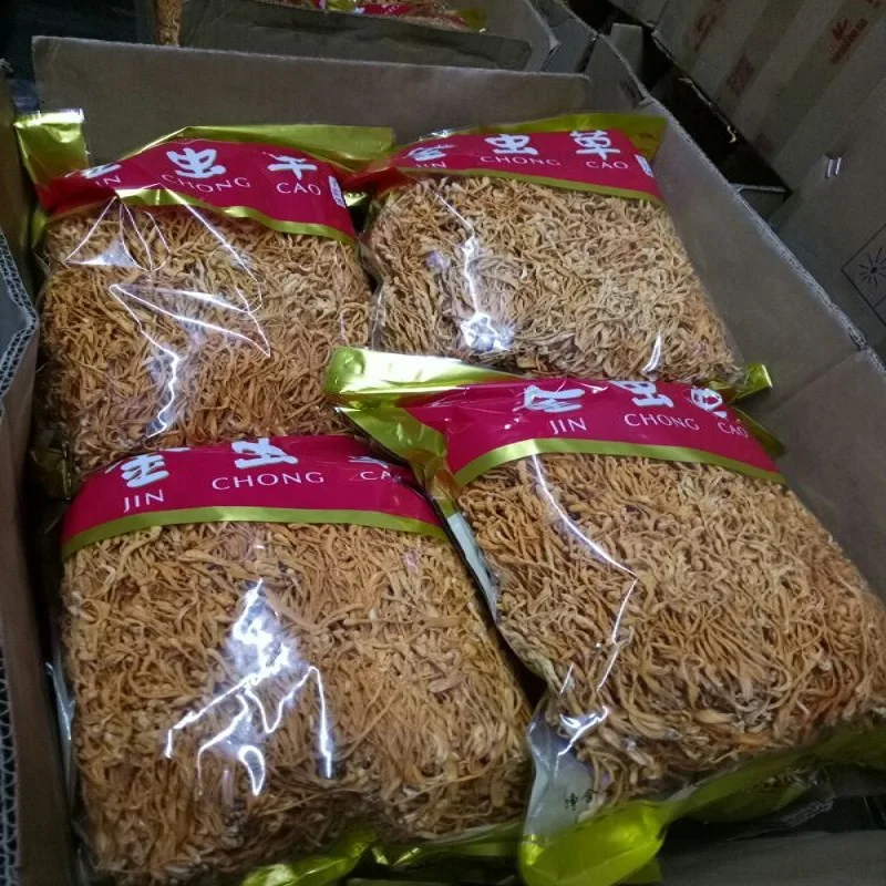 

Chinese Organic High Quality 100% Pure Cordyceps Flower Sinensis Flower Cao Hua