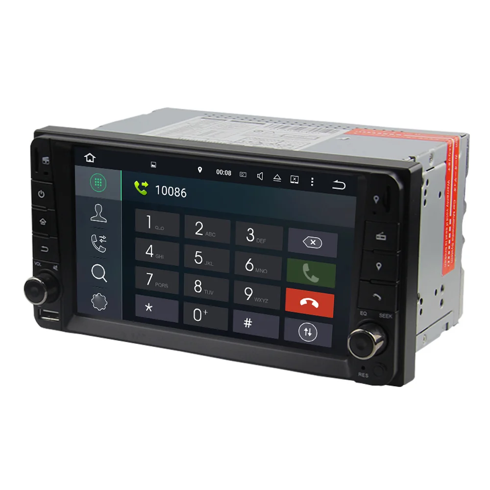 Eunavi 7 ''Android 9 0 2 DIN Автомобильный gps для Toyota Terios Старый Corolla Camry Prado RAV4