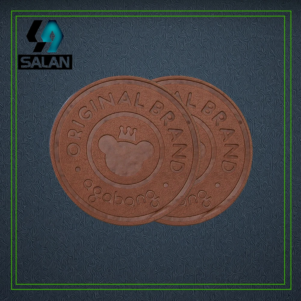 Бесплатная доставка Индивидуальный кожаный ярлык для одежды ручная работа