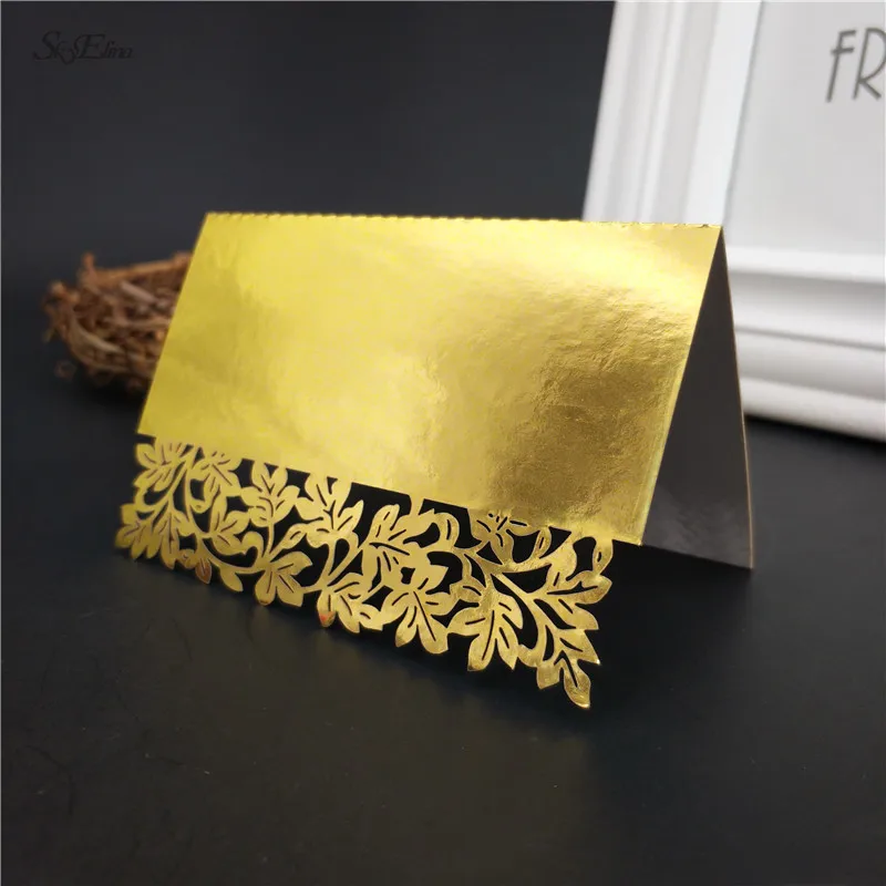 100 шт лазерная резка место карты свадебные именные для свадебной вечеринки