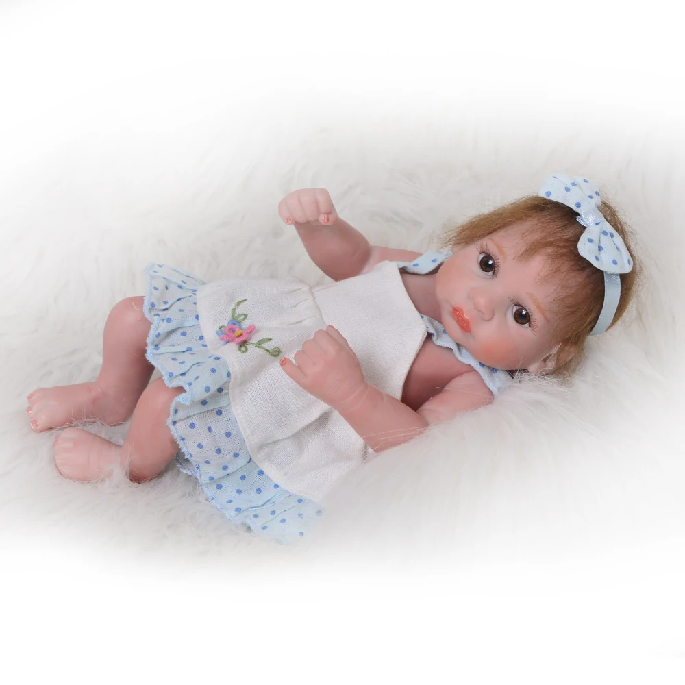 Горячая Распродажа 11 дюймовая мини кукла новорожденные младенцы полностью