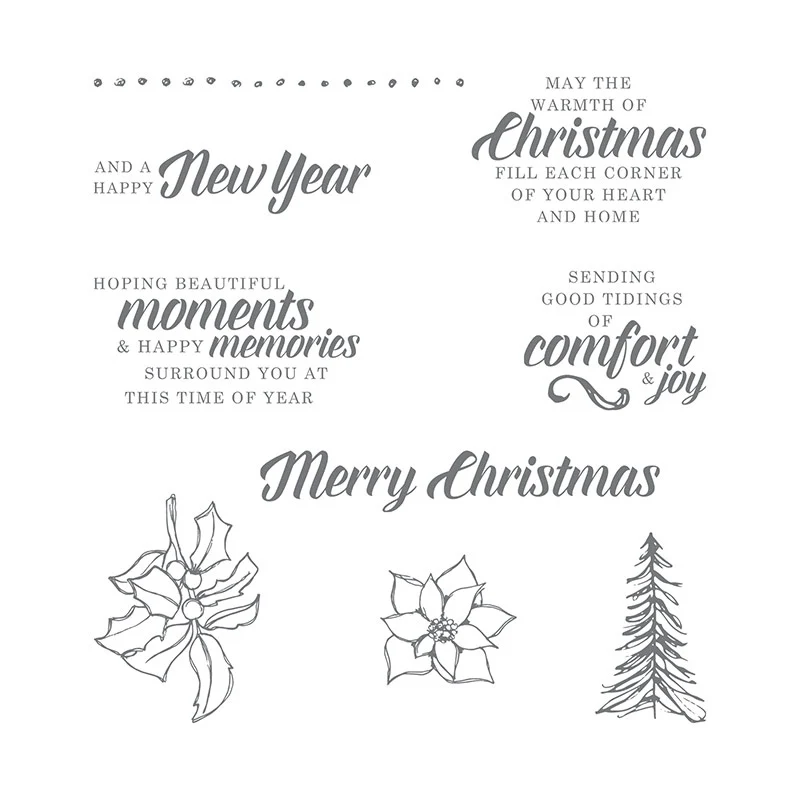 Merry christmas прозрачный штамп для скрапбукинга силиконовый резиновый DIY