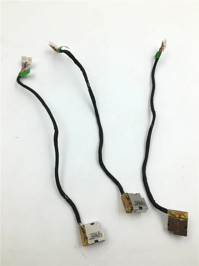 Оригинальный разъем питания для HP Pavilion 15 AB AK 15T 15Z DC с кабелем 799749 F17 S17 Y17