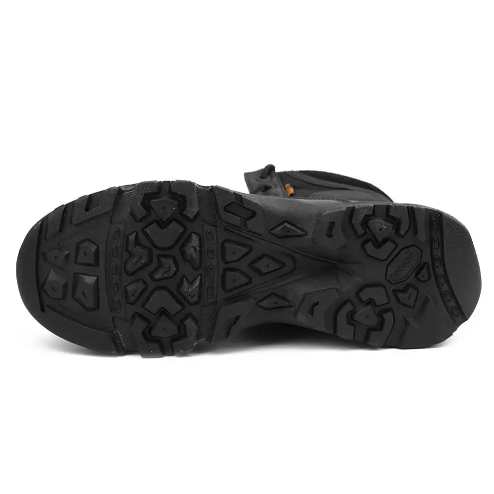 Autumn and winter men's warm military boots, high-quality special forces tactical military leather snow boots warm comfortable