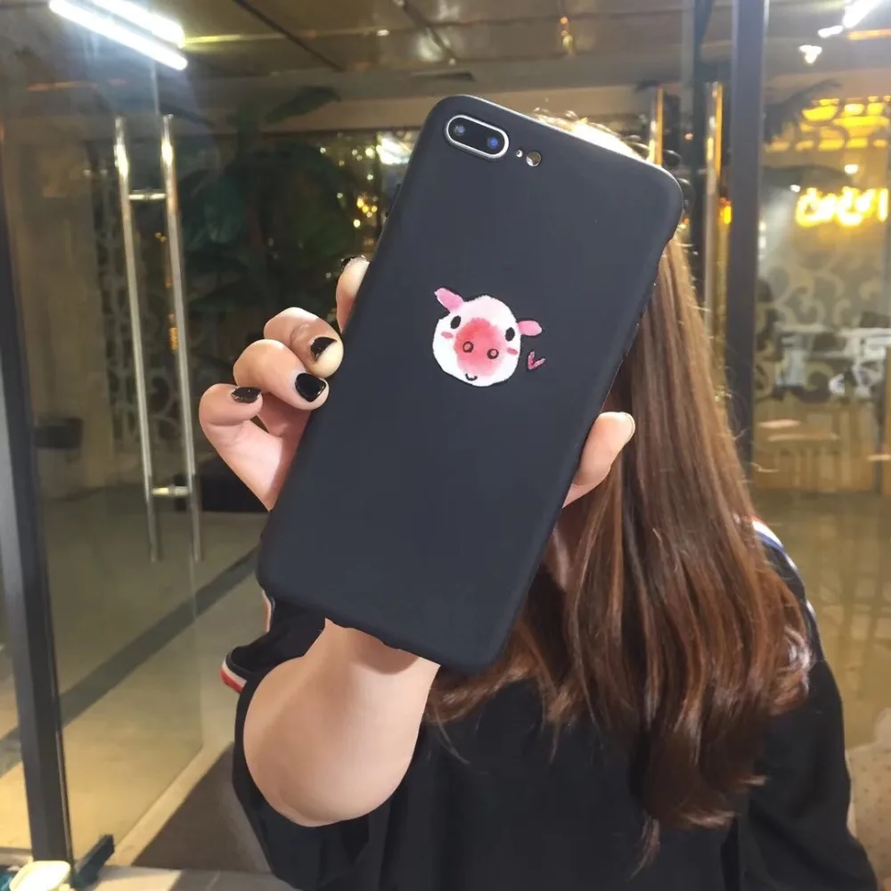 Милый мультфильм розовый поросенок шаблон мягкий чехол для телефона OPPO R9 R9s R11 R11s