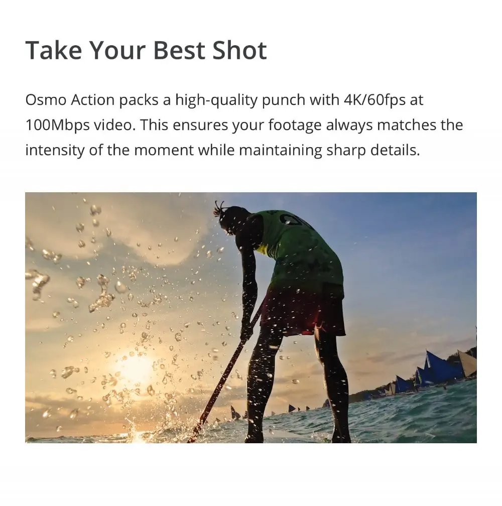 DJI OSMO ACTION с 32 ГБ TF Карта Бесплатный подарок
