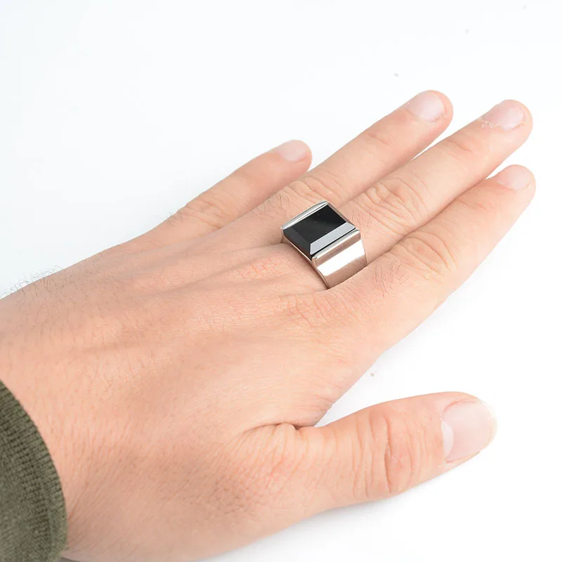 Новинка 2019 экзотические трендовые кольца для мужчин и женщин черное