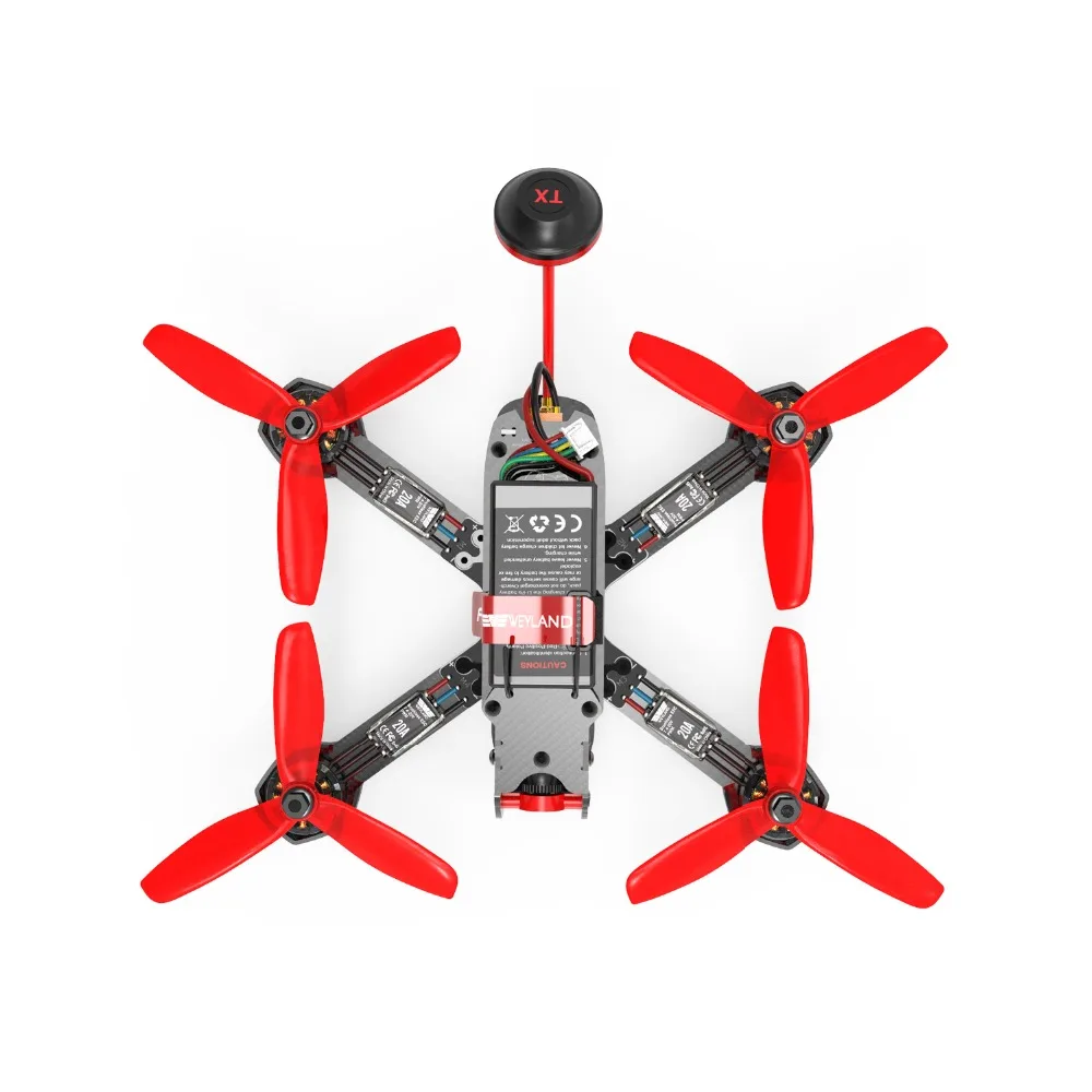 Weyland Furious 215 из чистого углеродного волокна Рама FPV RC гоночный Дрон Квадрокоптер 4