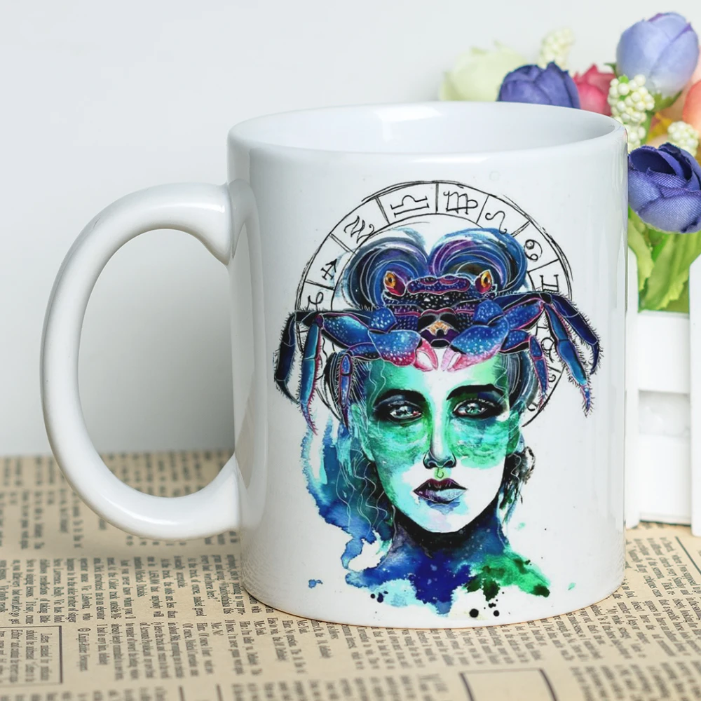 MAYREY 11oz керамическая сублимационная кружка Созвездия подарок Знаки зодиака