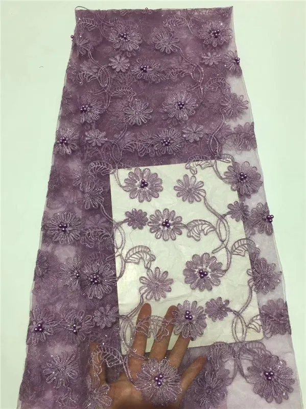 Кружевная ткань в африканском стиле с блестками высокое качество бусинами