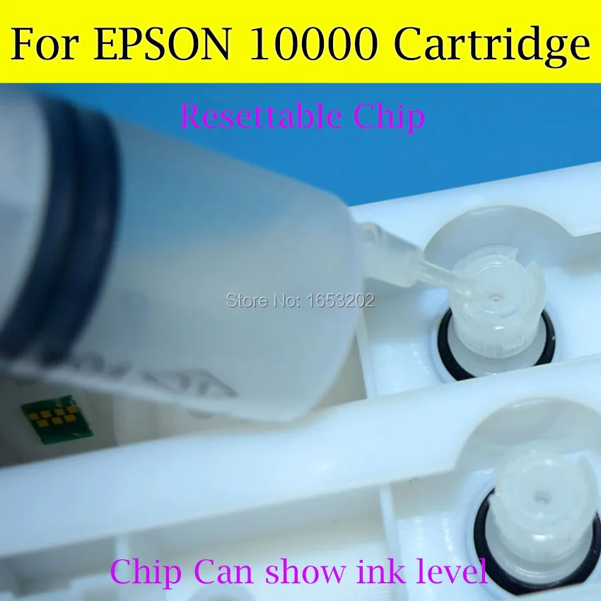 500 мл 6 Цвет/lot Широкий Формат Картридж t511-t516 для Epson 10000cf 10000 принтер с сбрасываемый