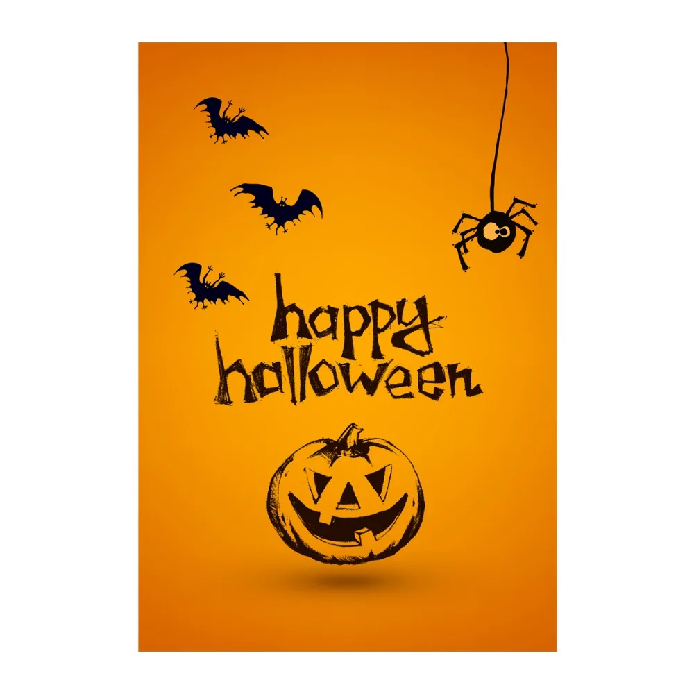 Декоративные наружные и внутренние флаги для Счастливого Хэллоуина Тыква