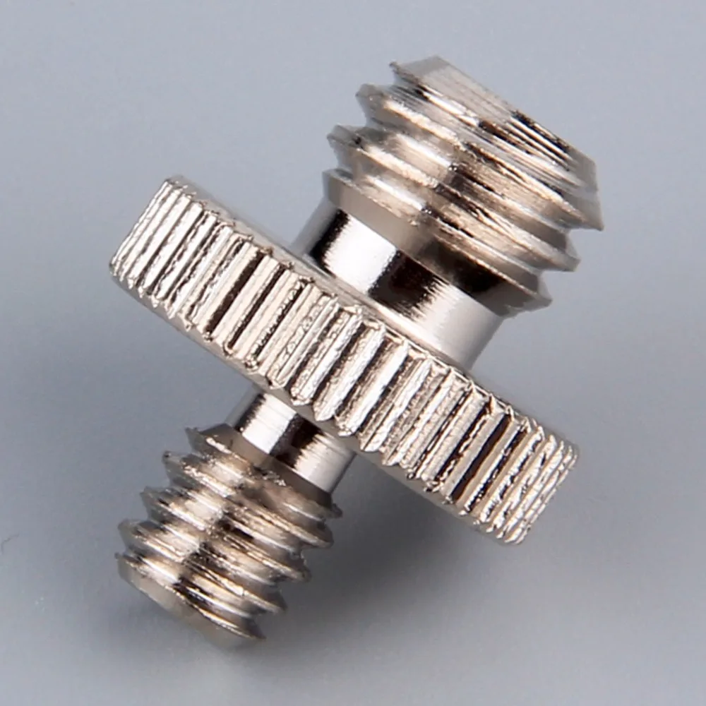 1/4 &quotПапа до 3/8&quot Мужской резьбовой металлический винт адаптер для камеры штатив