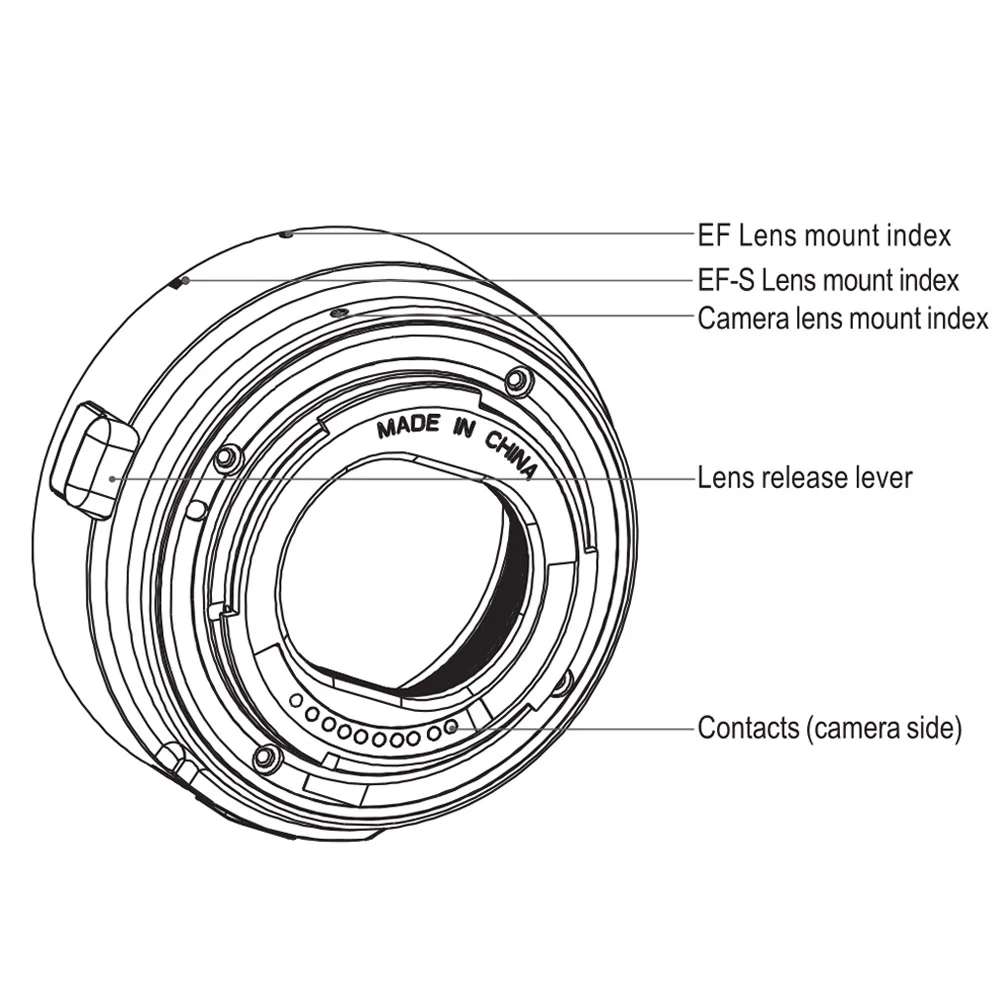 Viltrox Автофокус EF EOS M Крепление объектива RingAdapter для Canon S объектив беззеркальная