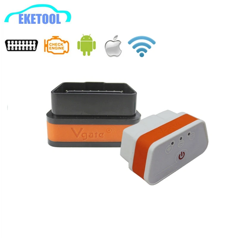 ELM327 WIFI Vgate iCar2 iCar 2 OBD OBD2 считыватель кодов интерфейс работает Android Torque/iOS