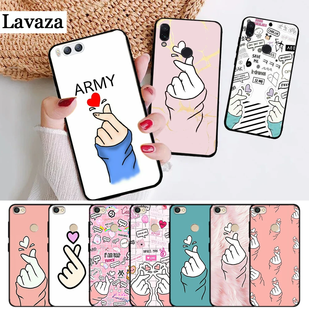 Силиконовый чехол Lavaza Love on the finger для Xiaomi Redmi 4A 4X 5 5A 6 6A 7 7A 8 8A K20 Pro Plus S2 Go|Бамперы| |