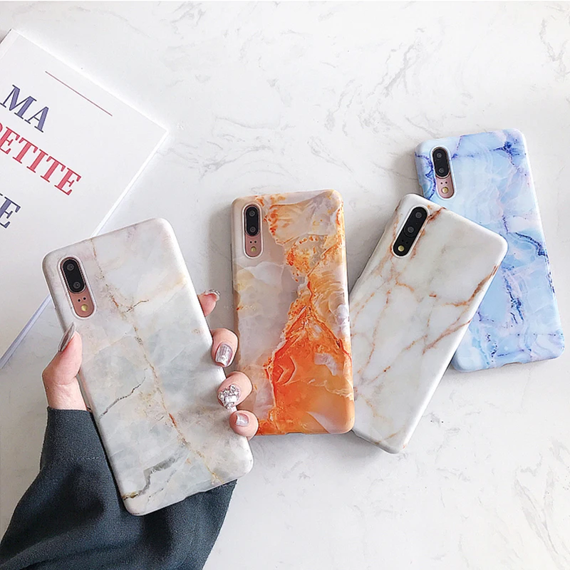Классический Мраморный чехол для huawei P20 P30 mate 20 Pro lite с текстурой камня, мягкий чехол для huawei mate 30Pro Nova 4 5Pro, чехол для задней панели s