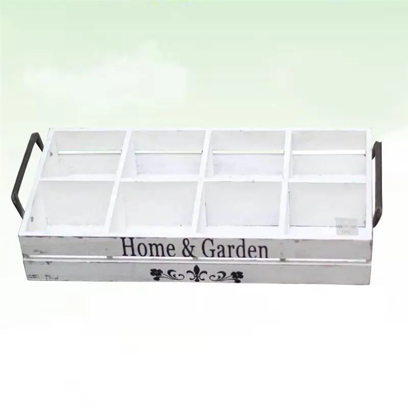 Деревянная коробка для вина полка хранения органайзер 8 решеток дома | Дом и сад