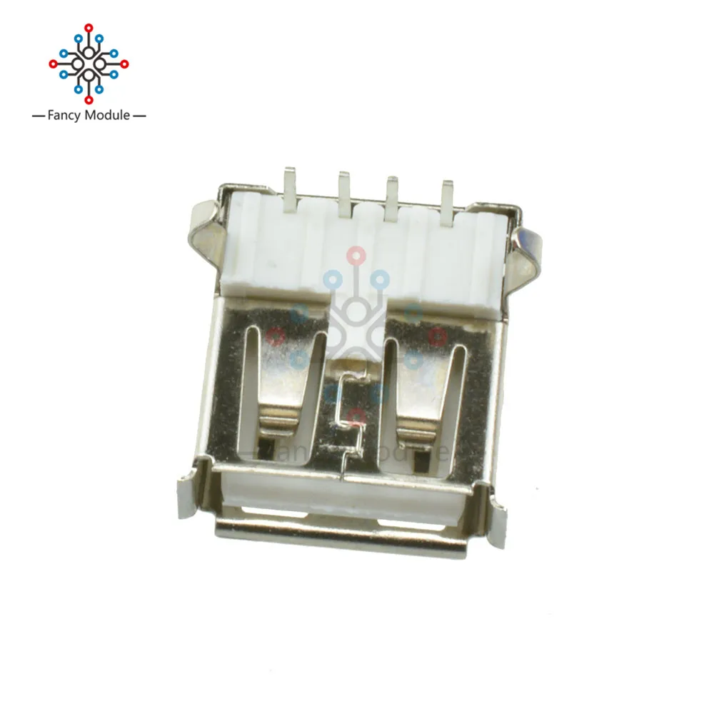 10 шт. гнездовой разъем USB Type A/F 90 градусов разъем|connector f|connector femaleconnector degree |