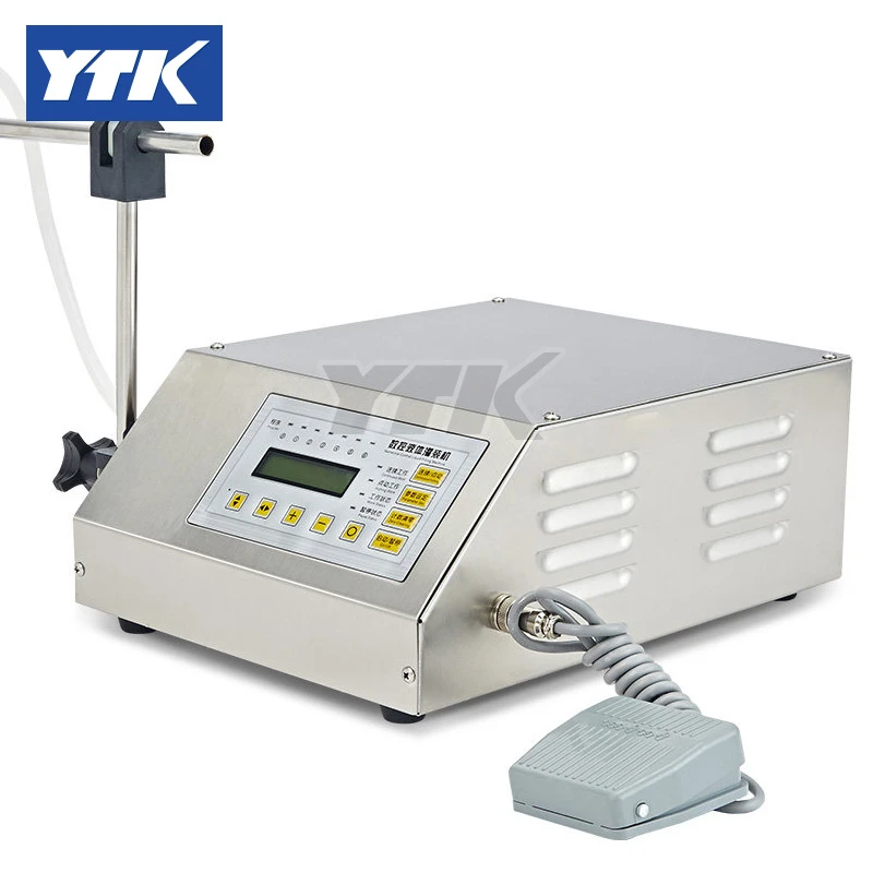 YTK 5-3500 мл разливочная машина для мягких напитков с цифровым управлением GFK160, масло для воды, парфюма, молока, маленький наполнитель для бутылок