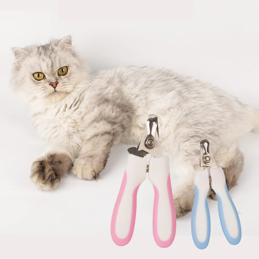 Pet мягкие из нержавеющей стали собаки коготь кусачки для ногтей Ножницы Для