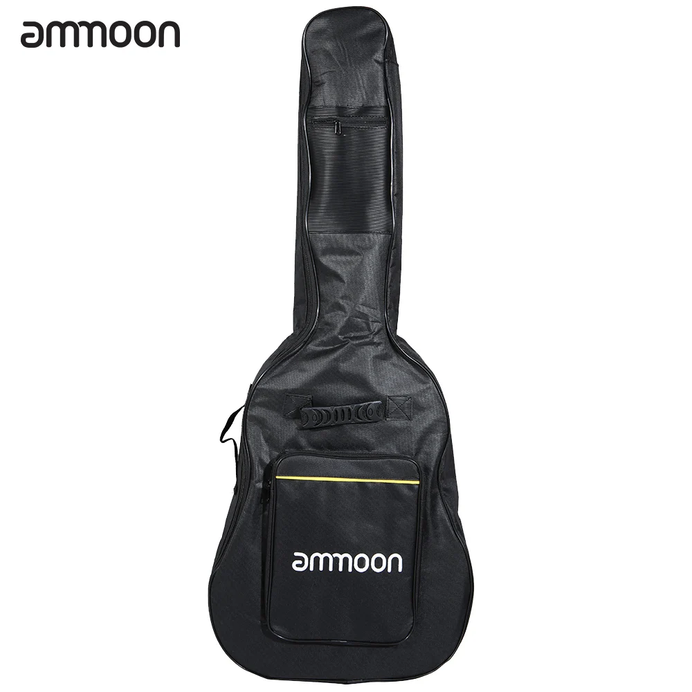 Ammoon 40 &quotАкустическая гитра 41&quot гитара мешок двойной плечевой ремень 5 мм мягкий