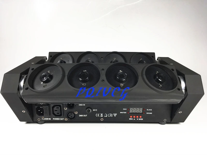 Лазерный светильник с 8 головками RGB DMX512 профессиональный лазерный