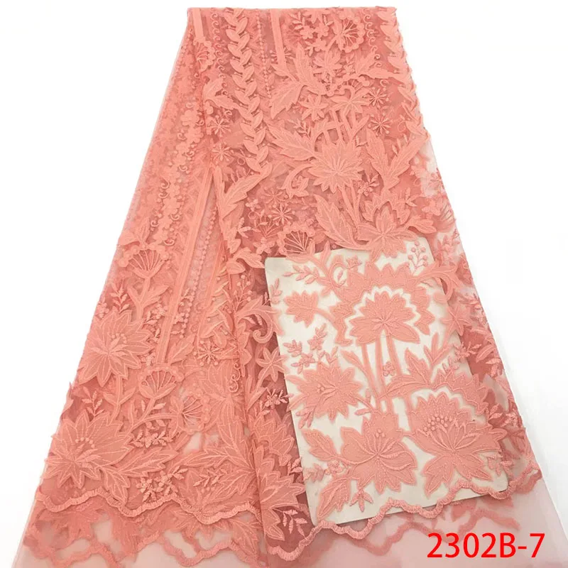 Африканская кружевная ткань 2019 высокое качество вышитая Тюль Ткань нигерийская