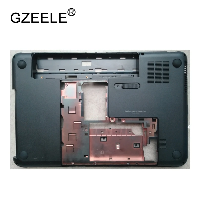 Gzeele Capa de Base Inferior para Laptop Nova Capa para hp Partes 2023tx 2046tx 2047tx Base Chassis d Caixa Inferior Preta