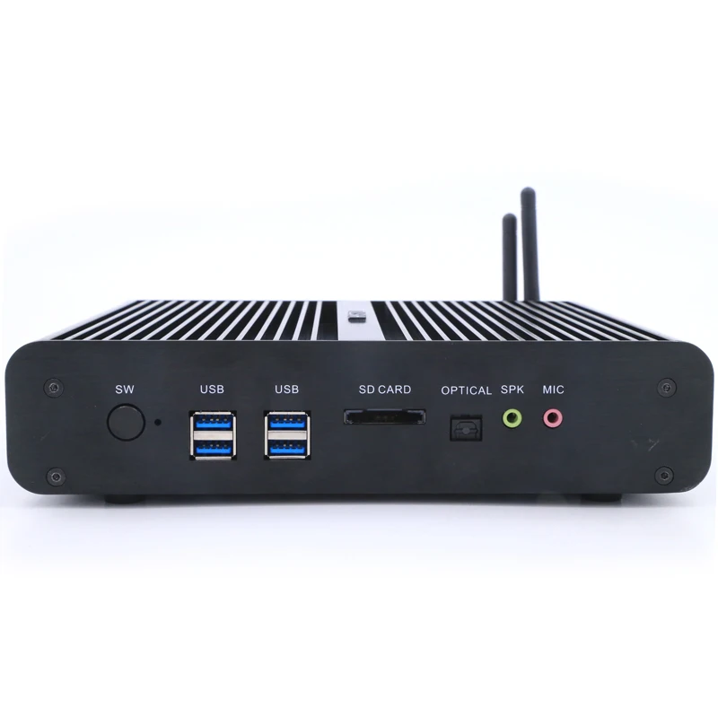 Intel Core i7 7500U 6500U 5500U 4500U безвентиляторный мини настольный компьютер игровой ПК Windows